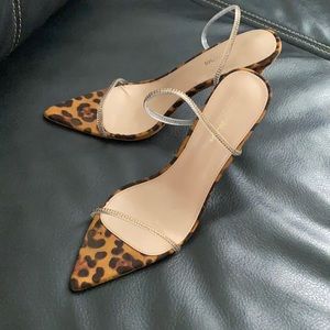 Wild Vibes Heeled Sandals: Leopard